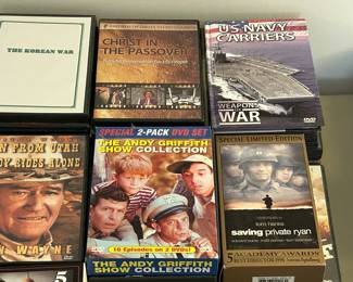 Assorted VHS Tapes and DVD Movies