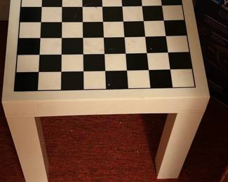 Vintage Checkerboard Table