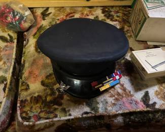 Vintage Firefighter Dress Cap