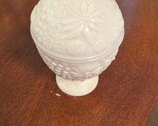 Milk Glass Candy Dish