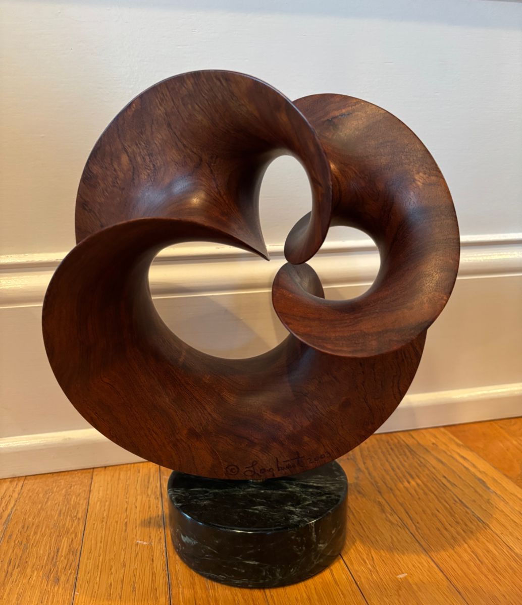 Lovely Wood Carved Sculpture by Robert Longhurst