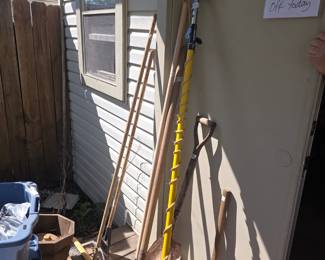 Outside of shed