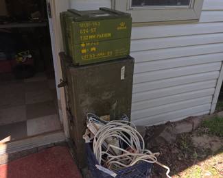On deck in back of property
