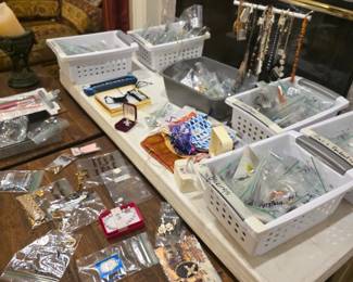 Lots of costume jewelry remains!