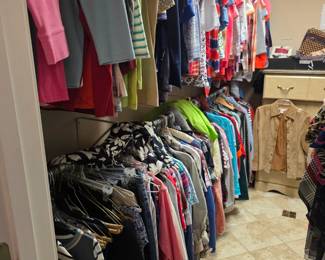 Ladies master bedroom closet