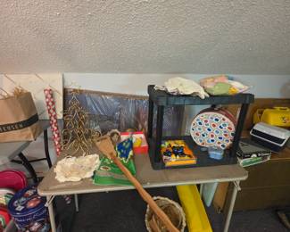 Miscellaneous in upstairs room over garage