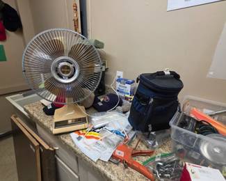Miscellaneous in upstairs room over garage