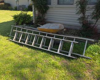 In back of property