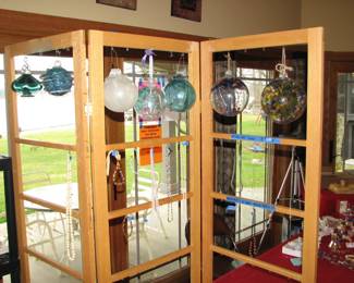 Hand blown glass balls