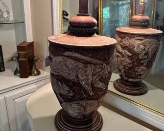 MCM 70’s cougar lamp