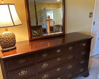 Pennsylvania House 12 drawer dresser with mirror