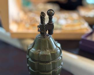 Vintage hand grenade lighter