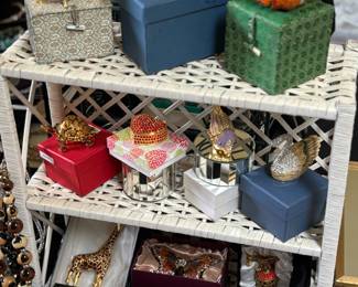 Cloisonné trinket box collection
