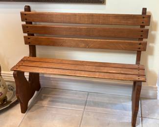 Rustic bench