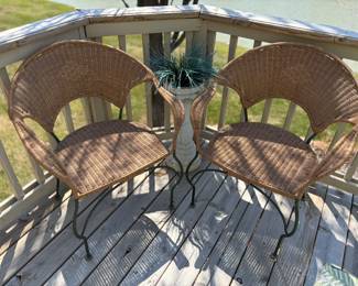 Cute outdoor chair set