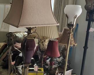 floor and table lamps