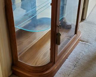 small curio cabinet