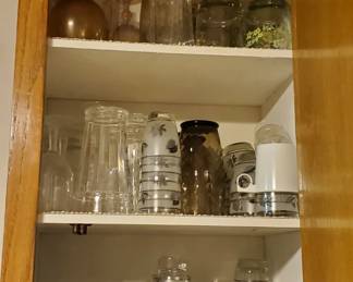 decorative glasses and cups