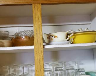 decorative bowls and glasses