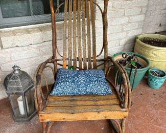 primitive rocking chair