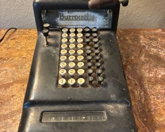 antique adding machine