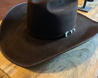 brown beaver felt hat