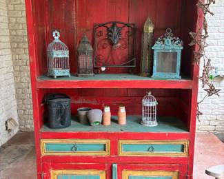 colorful cabinet