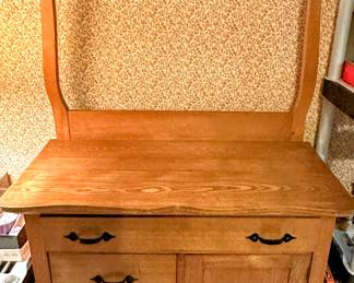 Vintage Oak Washstand
