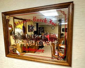 Anheuser-Busch, Inc. Budweiser King of Beers Large Mirror