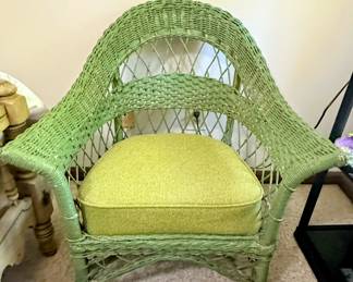 Vintage wicker chair