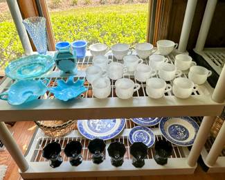 Vintage glass collection