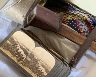 Antique Stereoscope and Photos