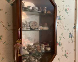 Mounted display shelf