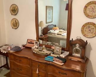 Dresser with mirror
