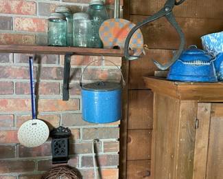 Jars, farmhouse decor