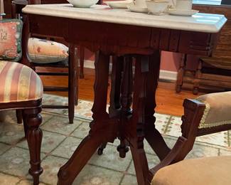 Marble top table