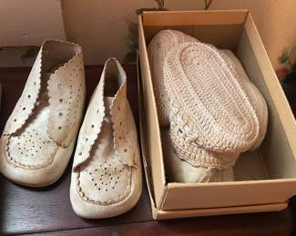 Vintage baby shoes