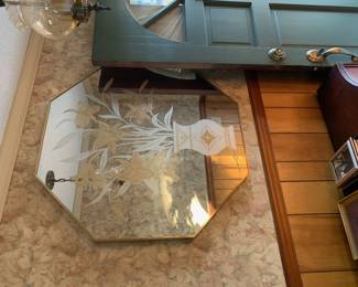 Etched mirror