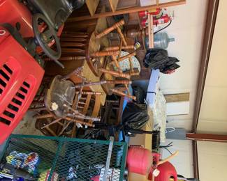 Chairs and desk