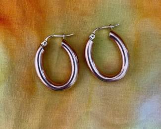14kt gold earrings hoops