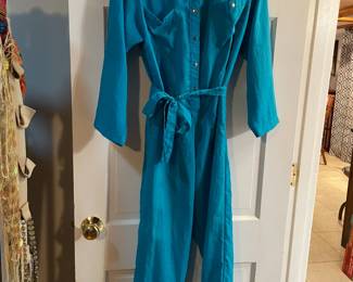 Vintage blue jumpsuit