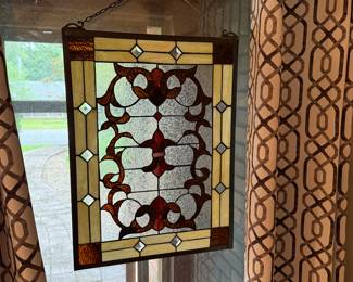 Hanging Stained Glass art