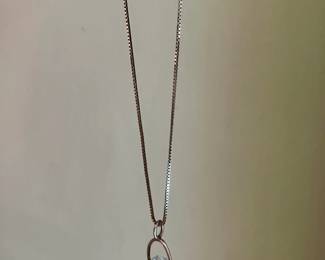 925 quartz pendant necklace