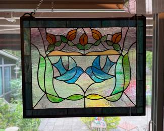Hanging Stained Glass art