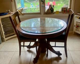 Dining Room Table and two chairs