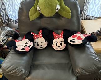 Minnie Mouse emoji pillows
