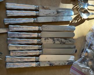 Tiffany Lap over Edge Dinner Forks 10 Total