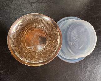 Silver Bowl next to 1.5 cup for sizing