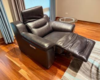 Leather Power Recliner by Jason Furniture