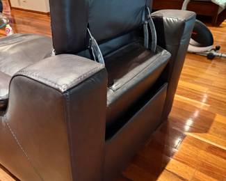 Leather Power Recliner by Jason Furniture